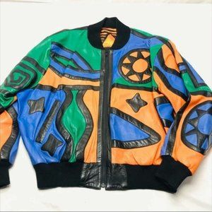 North Beach Leather Jacket size 48